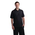 Unisex poloshirt zwart XL