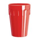 Olympia Kristallon polycarbonaat bekers 26cl rood