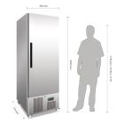 Polar G-serie 1-deurs slimline RVS vriezer 440L