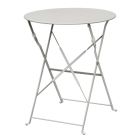 Bolero ronde stalen opklapbare tafel grijs 59,5cm