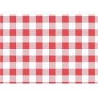 Rood Gingham vetvrij papier 25x25cm