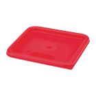 Cambro Camsquare deksel voor voedseldoos rood