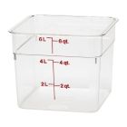 Cambro Camsquare vierkante polycarbonaat voedseldoos 5,7L