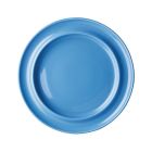 Olympia Heritage bord met verhoogde rand 253mm blauw (4 stuks)