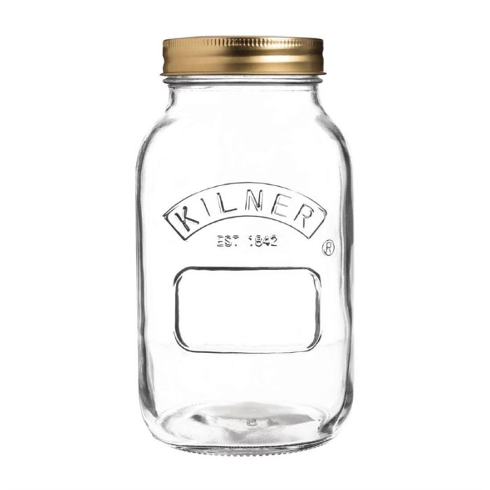 Kilner weckpot met schroefdeksel 1L