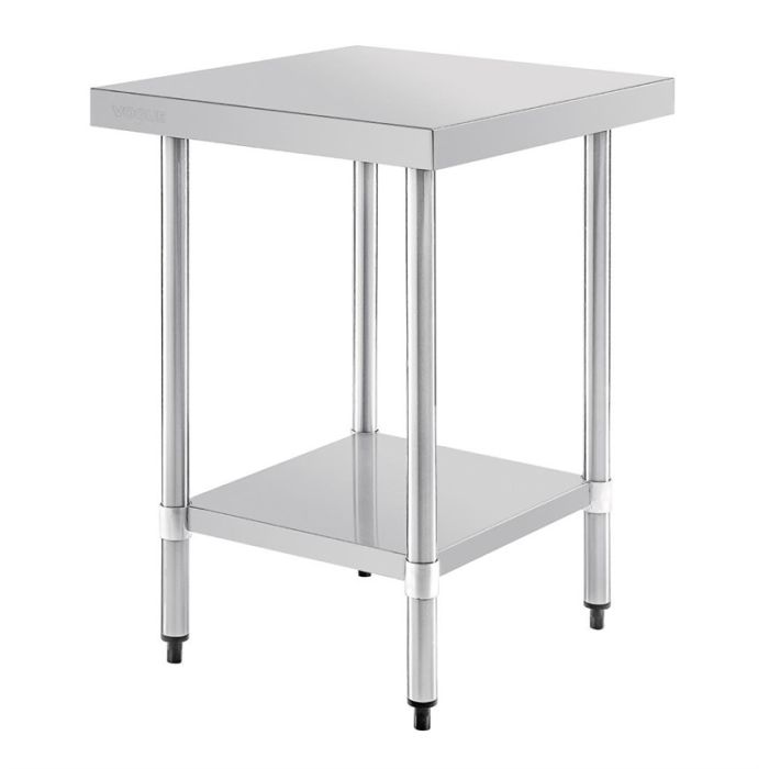 Vogue RVS werktafel zonder achteropstand 90x60x60cm