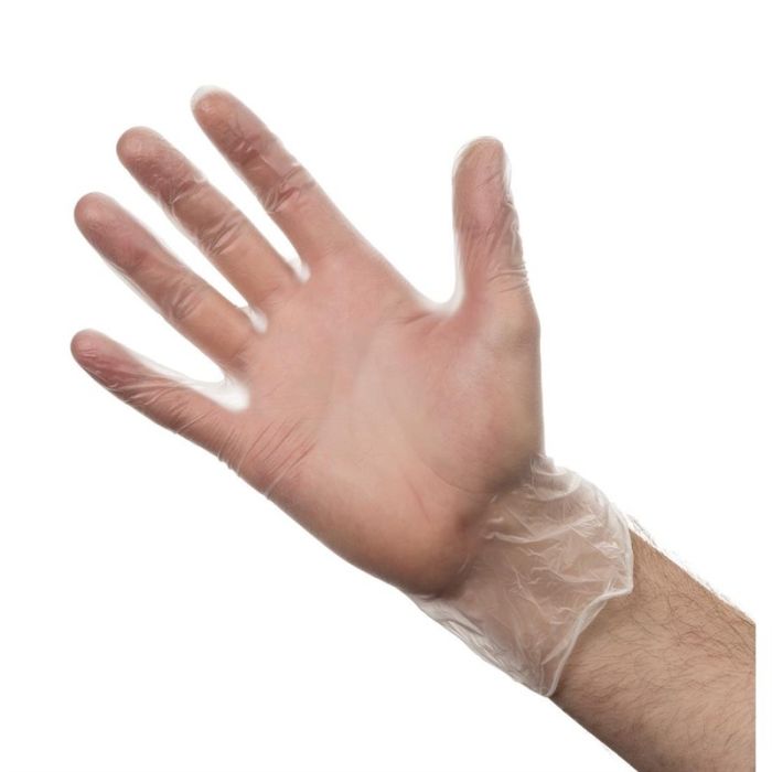Hygiplas vinyl handschoenen transparant poedervrij L