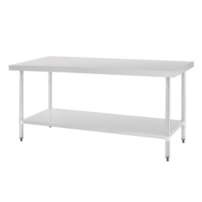 Vogue RVS werktafel zonder achteropstand 90x180x70cm