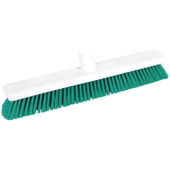 Jantex zachte hygiënische bezem 45cm groen