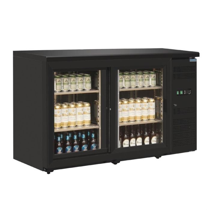 Polar U-serie bardisplay met 2 schuifdeuren