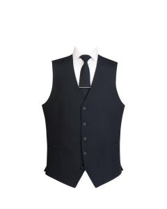 Herengilet 5 knopen zwart XS