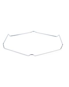 Rechthoekige pizzasteen met metalen houder