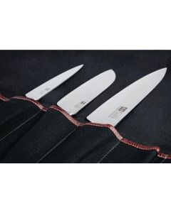 Boldric canvas messenfoedraal zwart 9-delig