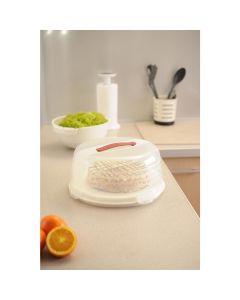 Curver ronde taartdoos wit 350mm