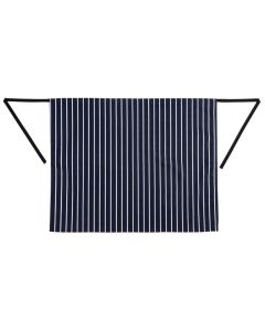 Whites sloof blauw-wit gestreept