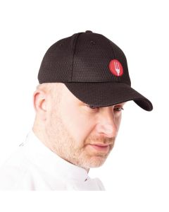 Chef Works Cool Vent baseball cap zwart