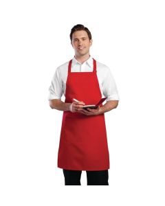 Chef Works halterschort rood