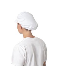 Whites muts met klep wit