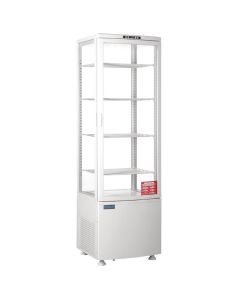 Polar C-serie koelvitrine met gebogen deur 235L