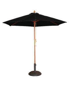 Bolero ronde parasol zwart 2,5 meter