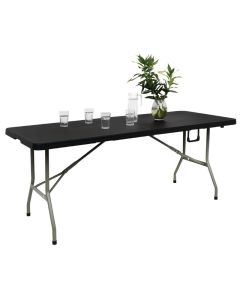 Bolero klaptafel zwart 183cm