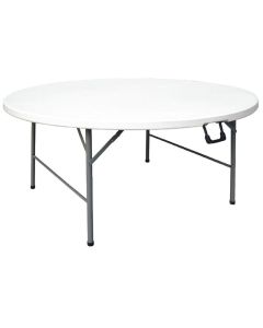 Bolero ronde klaptafel wit 153cm