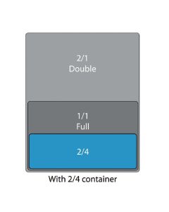 Olympia Whiteware GN 2/4 schaal 30mm diep