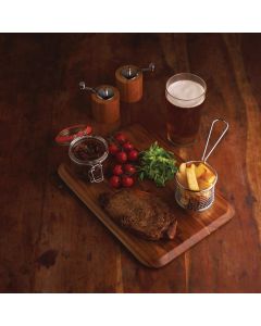 Olympia RVS fritesmand met handgreep 8cm