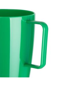 Olympia Kristallon polycarbonaat bekers met oor groen