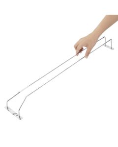 Olympia glazenrek verchroomd 61cm