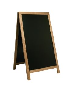 Securit Duplo teakhouten stoepbord 120x68cm