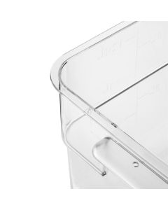 Hygiplas polycarbonaat voedseldoos vierkant 15L