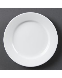 Olympia Whiteware borden met brede rand 16,5cm