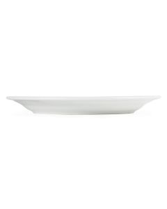 Olympia Whiteware borden met brede rand 23cm