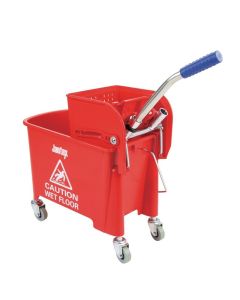 Jantex rolemmer met wringer rood 20L