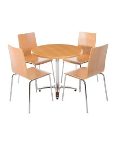 Bolero aluminium tafelpoot