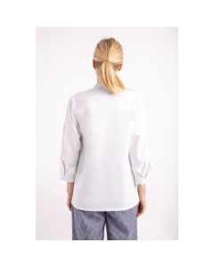 Whites Chicago unisex koksbuis lange mouw wit L