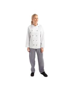 Whites Chicago unisex koksbuis lange mouw wit XXL