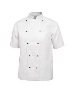 Whites Chicago unisex koksbuis korte mouw wit XL