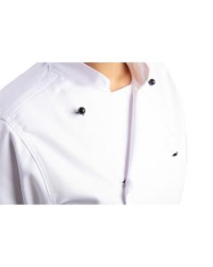 Whites Chicago unisex koksbuis korte mouw wit XS