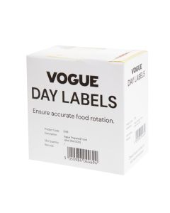 Vogue verwijderbare houdbaarheidsetiketten