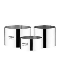 Vogue ronde moussering 3,5x7cm