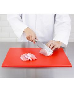 Hygiplas antibacteriële HDPE snijplank rood