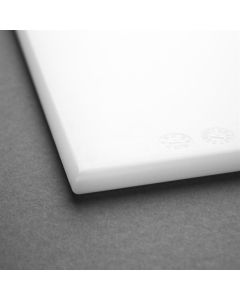 Hygiplas antibacteriële HDPE snijplank wit
