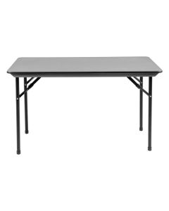 Bolero ABS rechthoekige klaptafel grijs 122cm