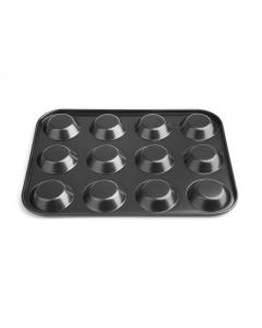 Vogue koolstofstalen anti-kleef bakvorm 12 mini-muffins