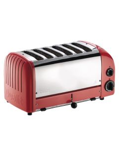 Dualit Vario broodrooster 6 sleuven rood 60154