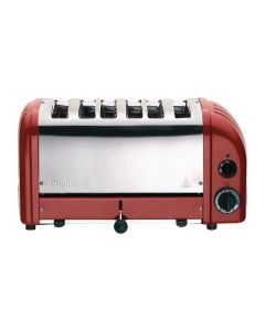 Dualit Vario broodrooster 6 sleuven rood 60154