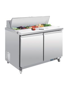 Polar U-serie 2-deurs gekoelde saladette 405L