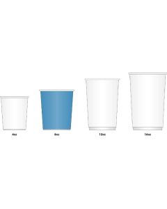 Fiesta Recyclable koffiebekers enkelwandig lichtbruin 23cl